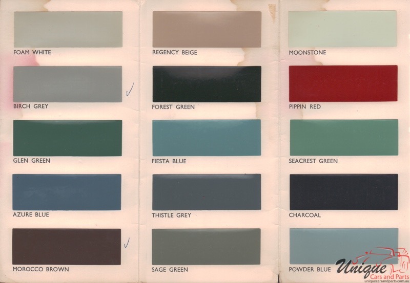 1964 Hillman Paint Charts Corporate 4